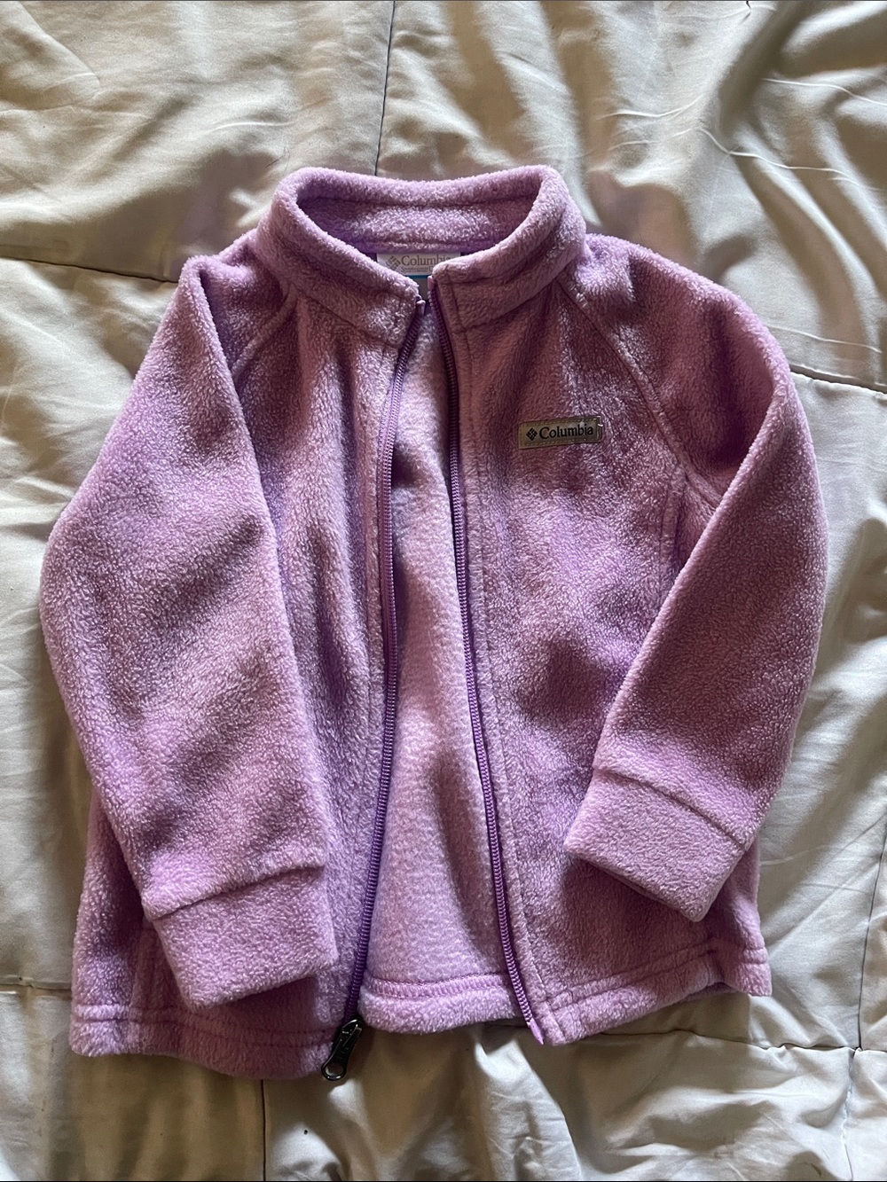 Columbia Kids Lavender Purple Fleece Jacket